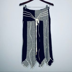 Nora Caballero Peruvian Hand Made Tiered Skirt